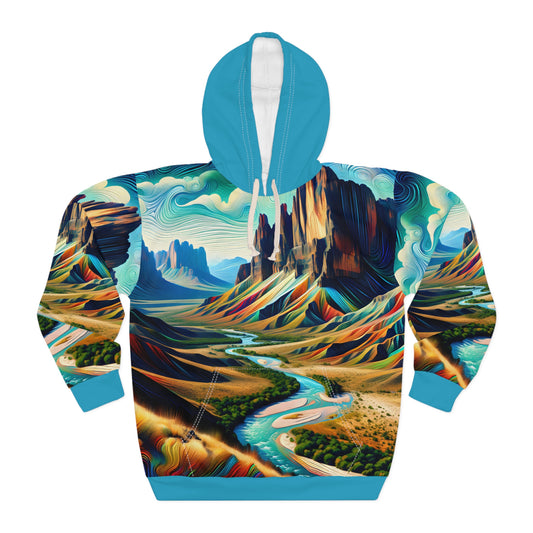 All-Over Print Hoodie featuring Big Bend National Park Landscape Art