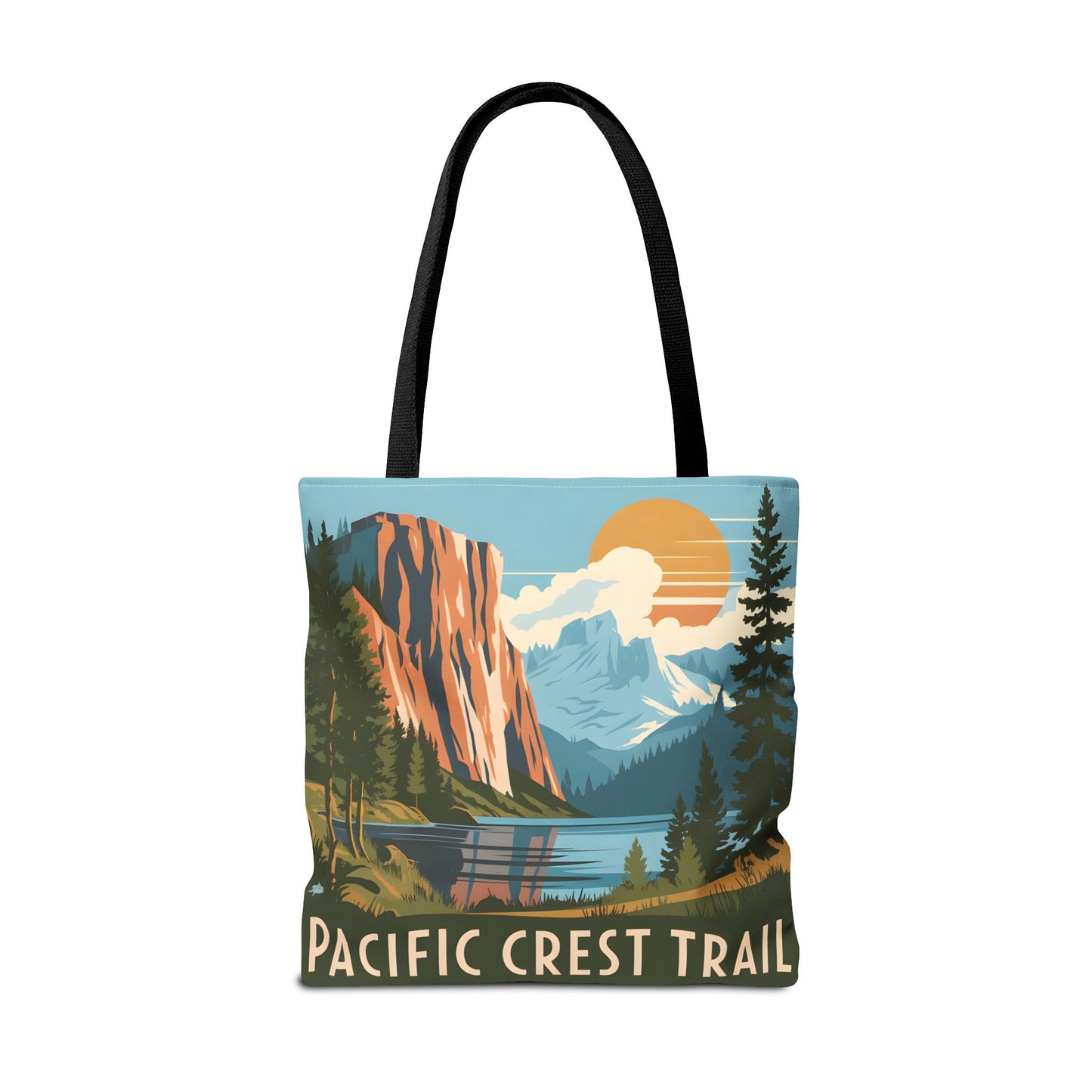 Pacific Crest Trail Tote Bag All Over Print Outdoor Adventure Gift 1999 Design
