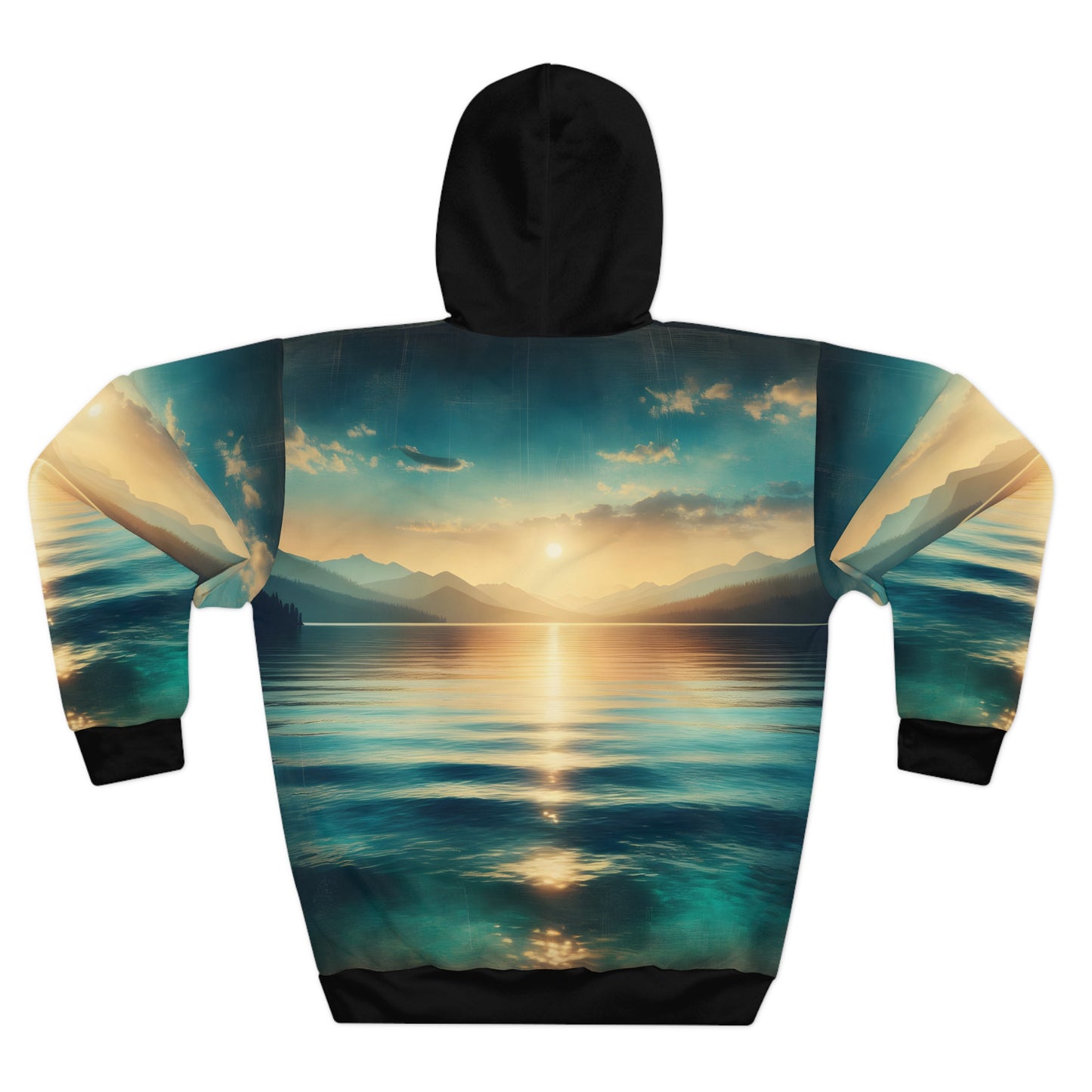 Lake Pend Oreille All Over Print Hoodie Outdoor Adventure Apparel Casual Wear