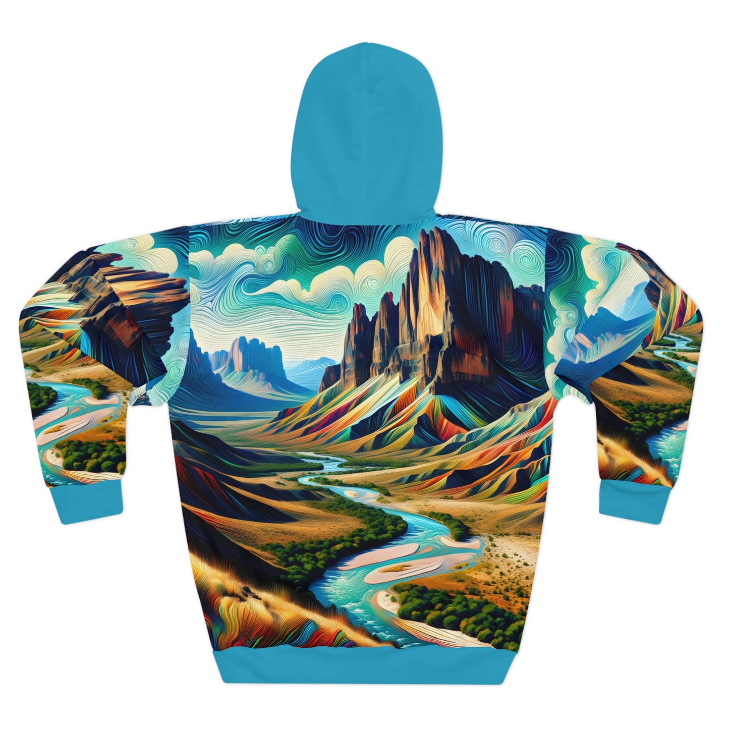 All-Over Print Hoodie featuring Big Bend National Park Landscape Art