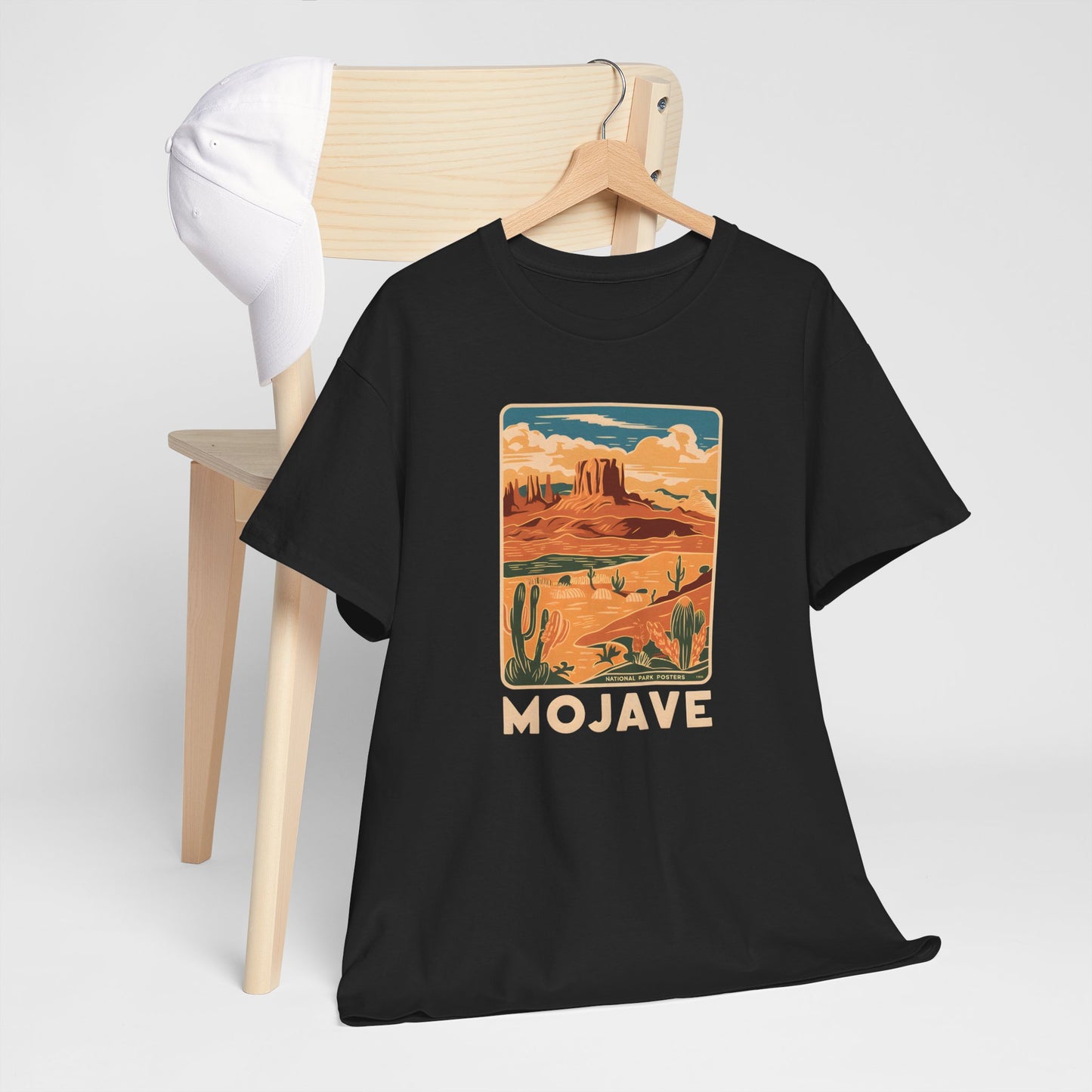 Mojave Oasis Adventure Tee Vintage Poster Style T Shirt Desert Nature Lover