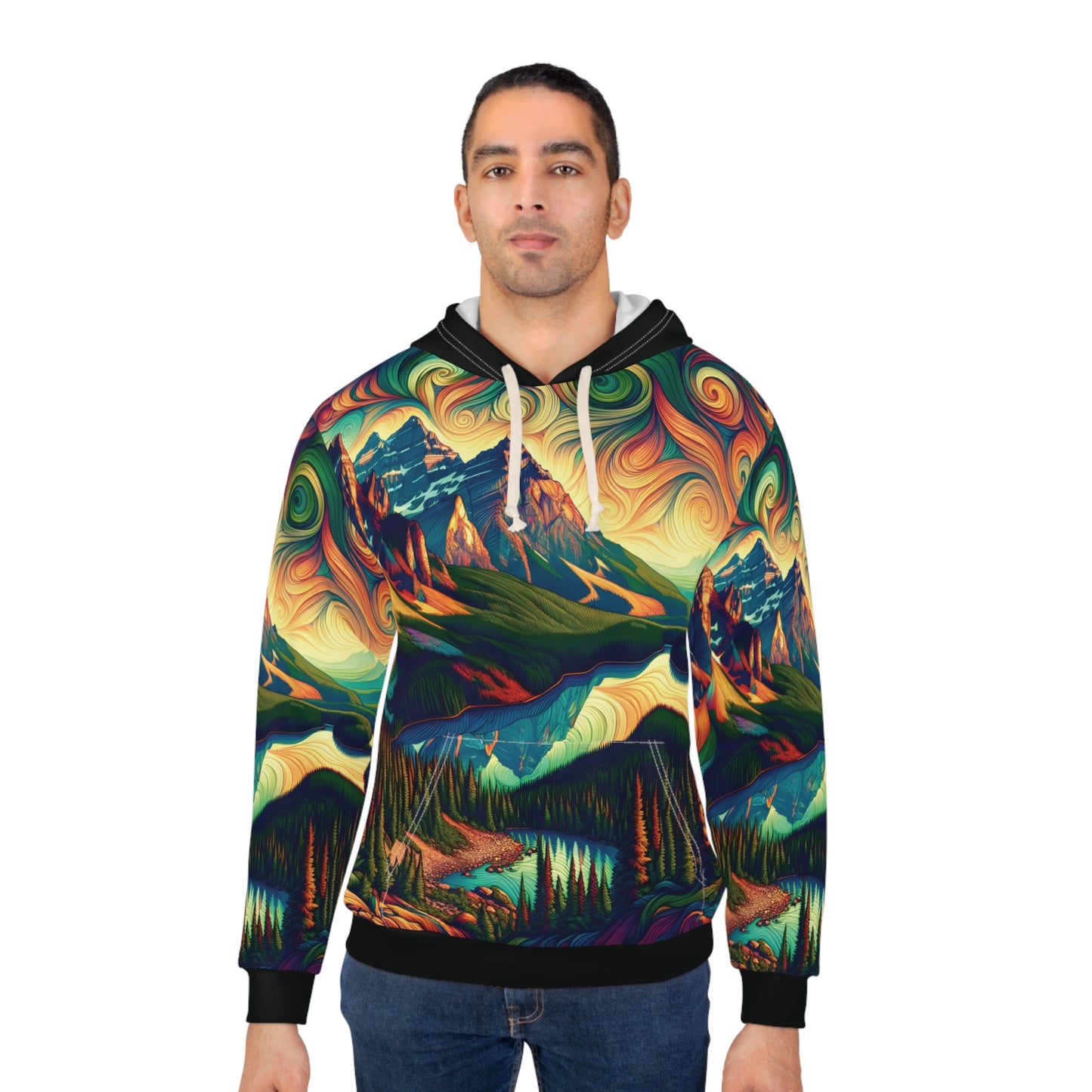 All-Over Print Hoodie The Enchantments National Park Outdoor Adventure Apparel