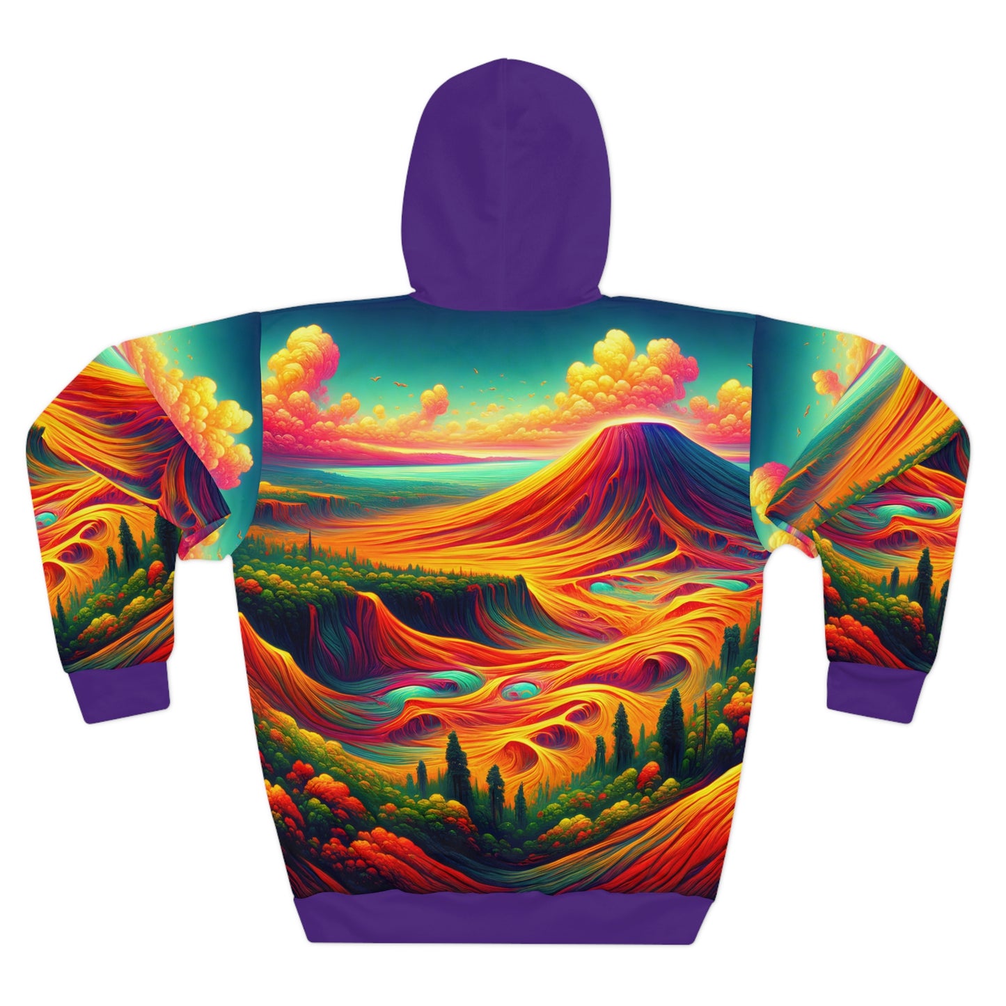 All-Over Print Hoodie Inspired Art Work of Hawai'i Volcanoes National Park
