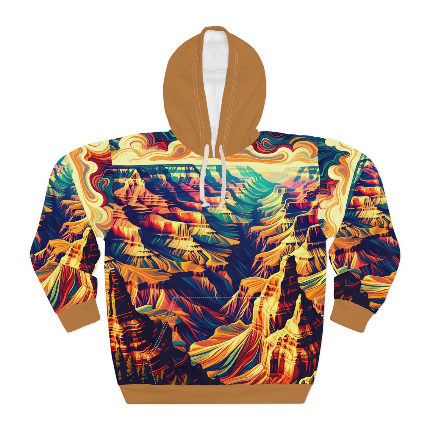 All-Over Print Hoodie Inspired by Grand Canyon National Park Adventure