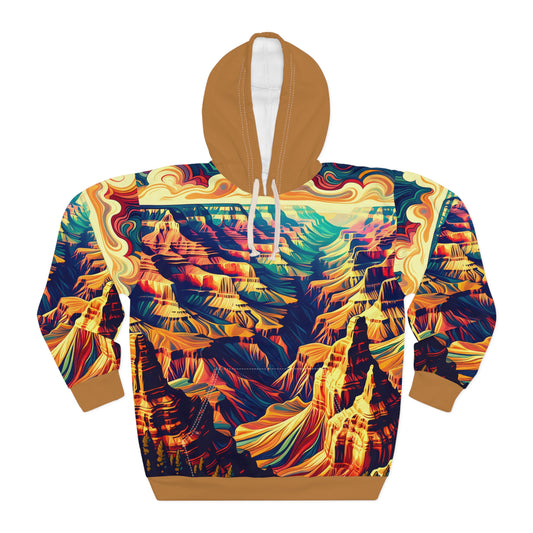 All-Over Print Hoodie Inspired by Grand Canyon National Park Adventure