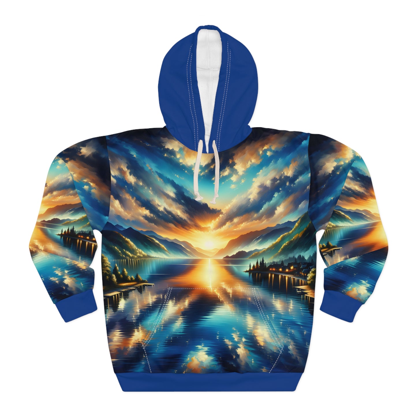 Lake Chelan Hoodie All Over Print Scenic Outdoor Apparel Gift for Travelers