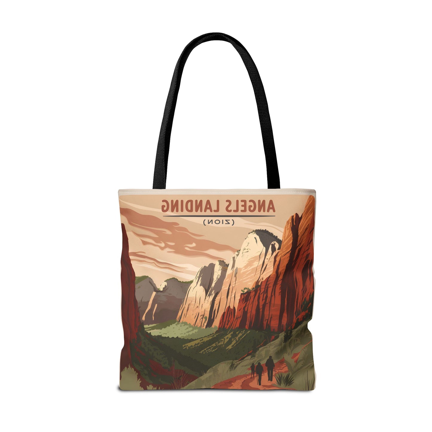Angels Landing Zion National Park All Over Print Tote Bag Hiking Gift Apparel