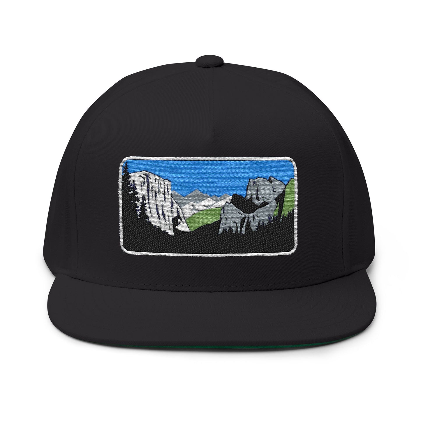 Yosemite National Park Flat Bill Hat Hiking Outdoor Cap Adjustable Unisex