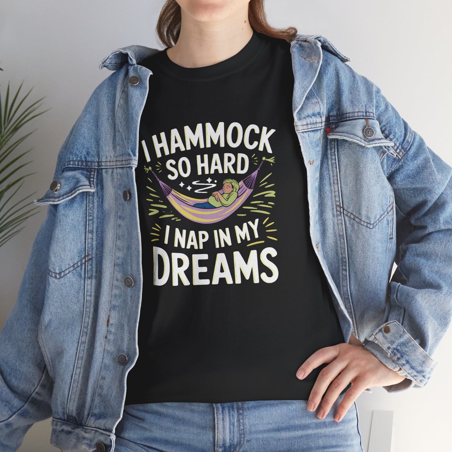 Funny Hammock Nap Shirt I Hammock So Hard Relaxation Gift Tee