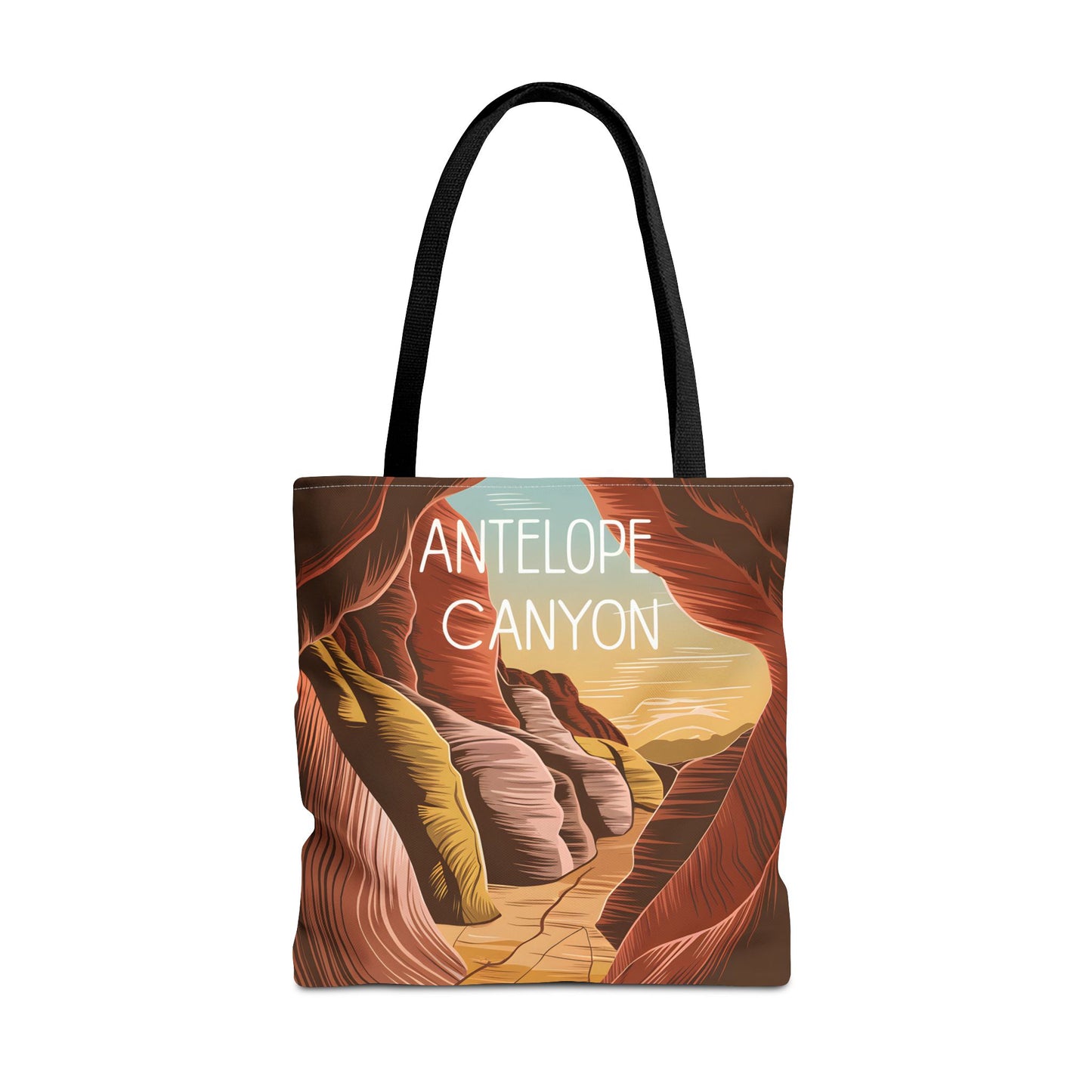 Antelope Canyon All Over Print Tote Bag Unique Design Travel Accessory