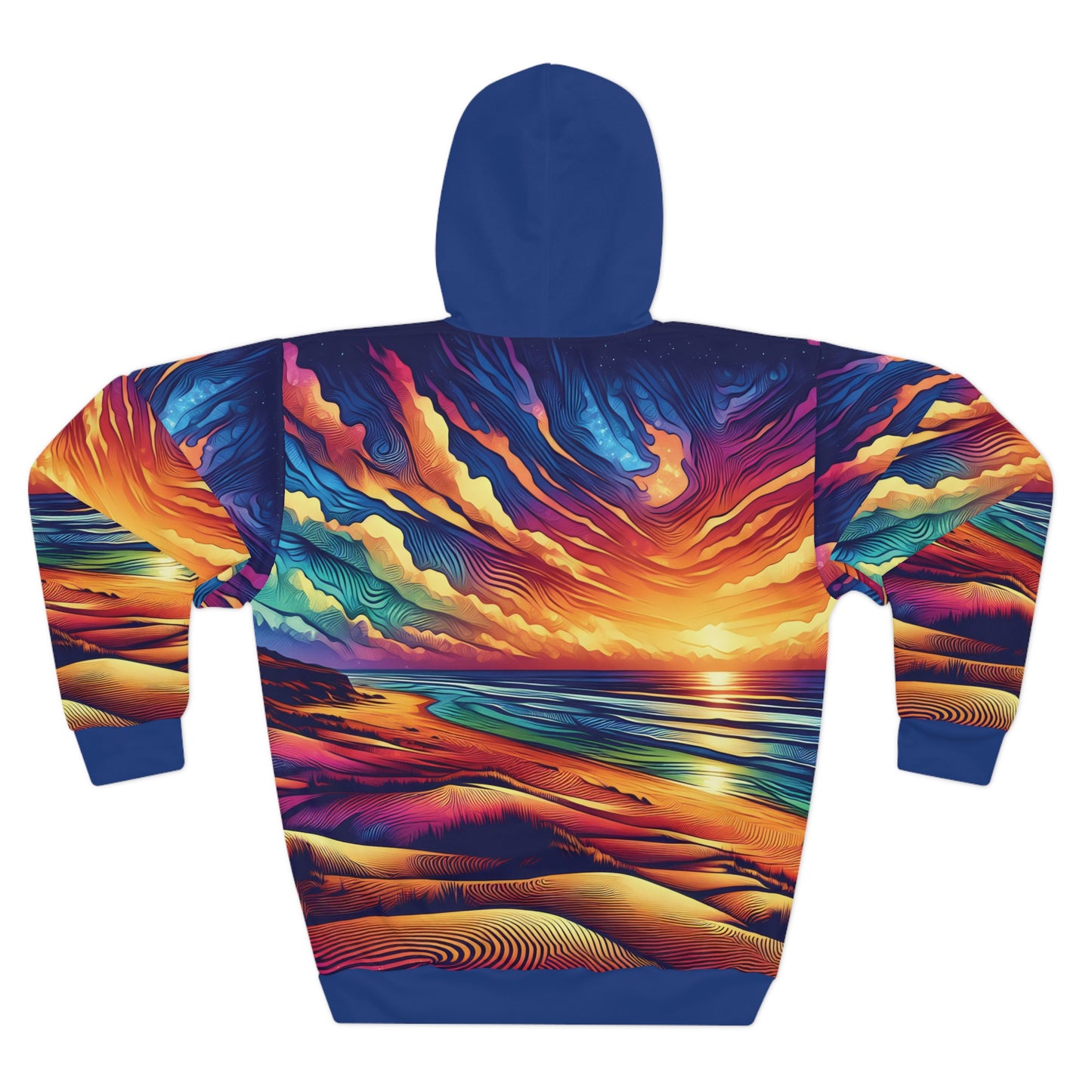 Cape May Sunset Hoodie All Over Print Travel Apparel for Outdoor Lovers Warm
