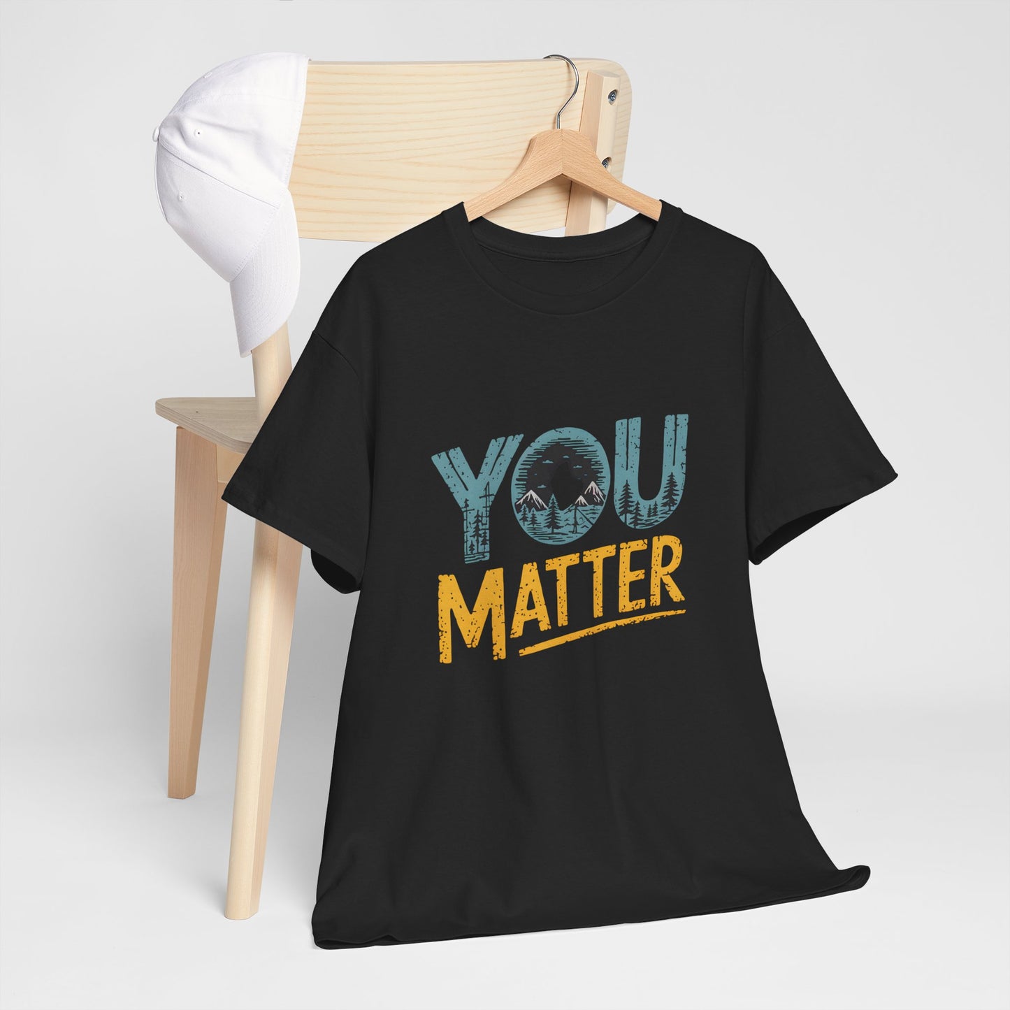 You Matter Vintage Graphic Tee Outdoor Nature Hiking Shirt Short Sleeve Casual