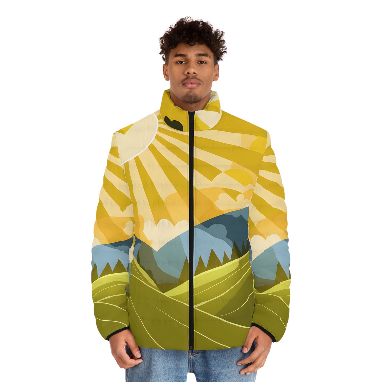 Sunwashed Rays Puffer Jacket Outdoor Apparel Travel National Parks Style