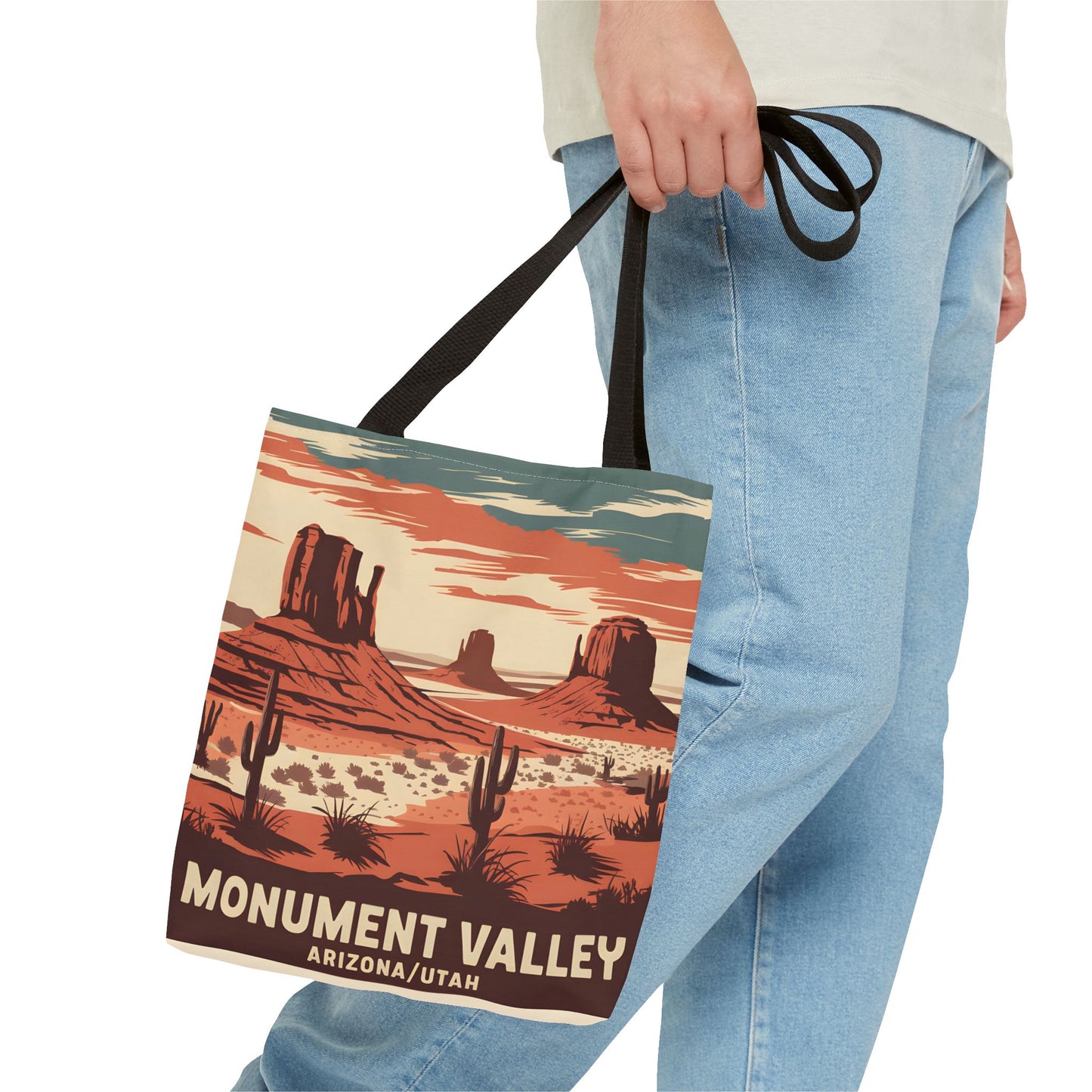 Monument Valley Arizona Utah All Over Print Tote Bag Desert Landscape Gift