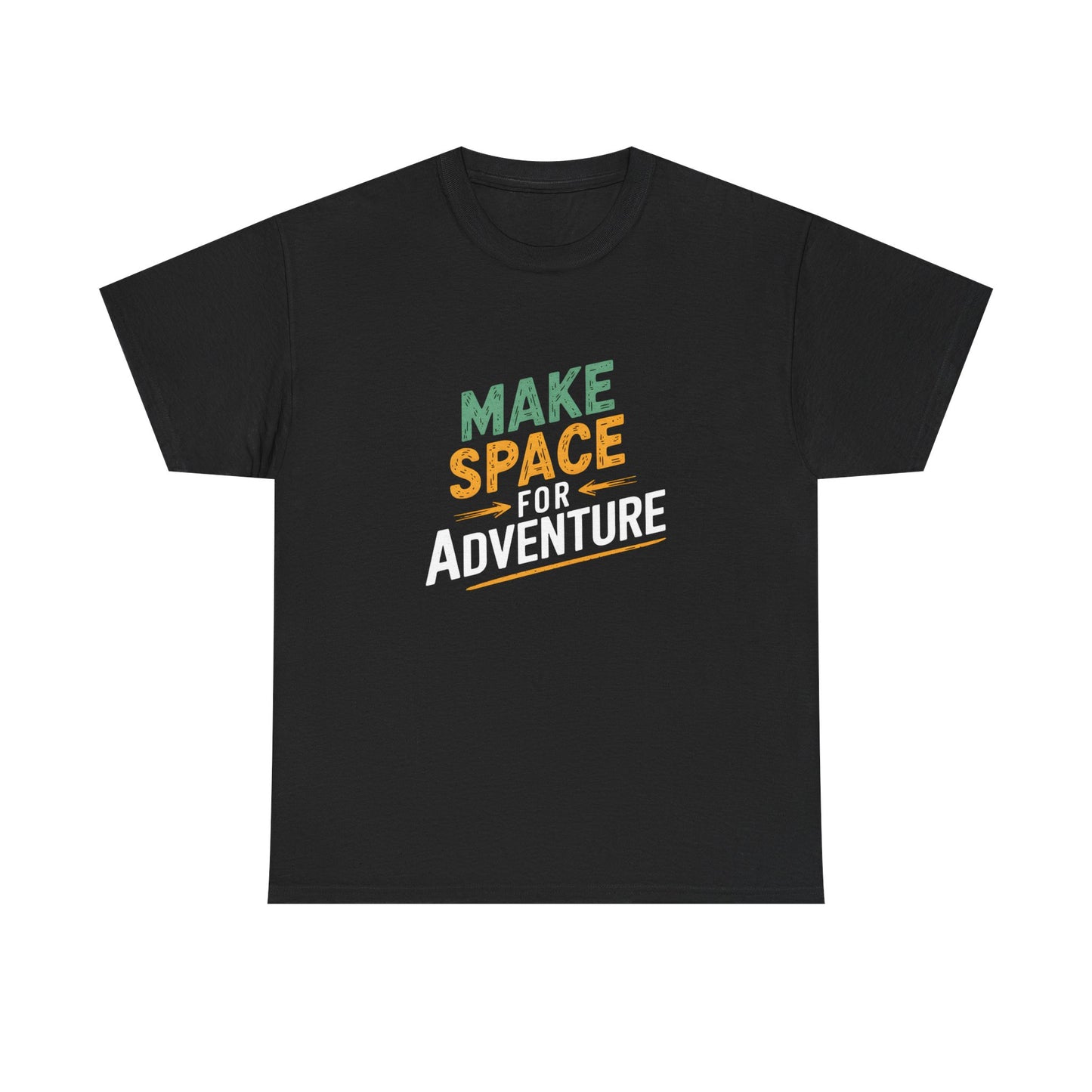 Make Space for Adventure T-Shirt Graphic Tee Cosmic Explorer Outdoor Travel