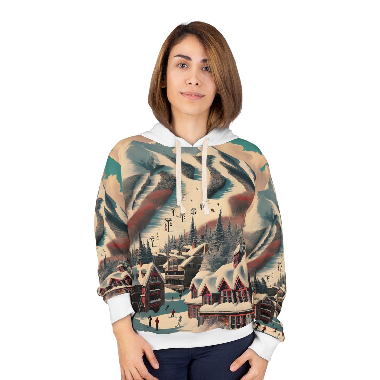 Killington Vermont All Over Print Pullover Hoodie Outdoor Adventure Apparel