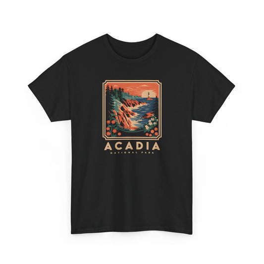 Acadia National Park Adventure Tee, Outdoor Graphic T-shirt, Hiking Apparel