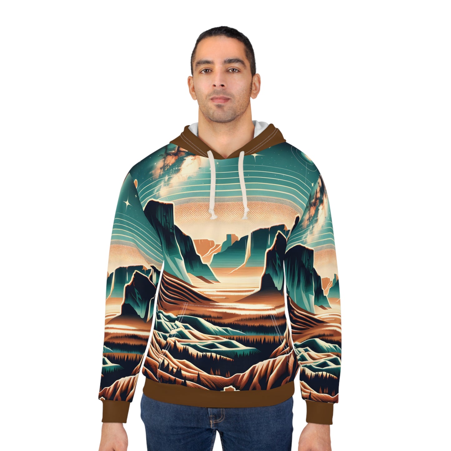 National Park-Inspired Image All-Over Print Hoodie for Nature Lovers