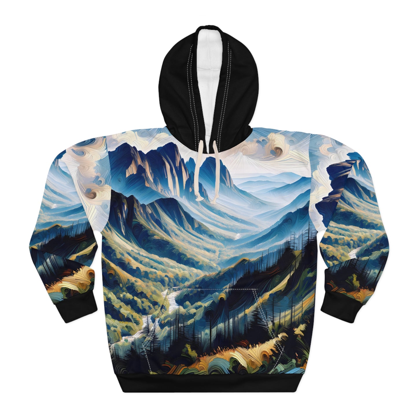 All-Over Print Hoodie featuring Stunning Zion National Park Landscape Design