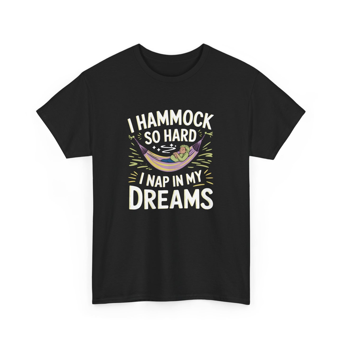 Funny Hammock Nap Shirt I Hammock So Hard Relaxation Gift Tee