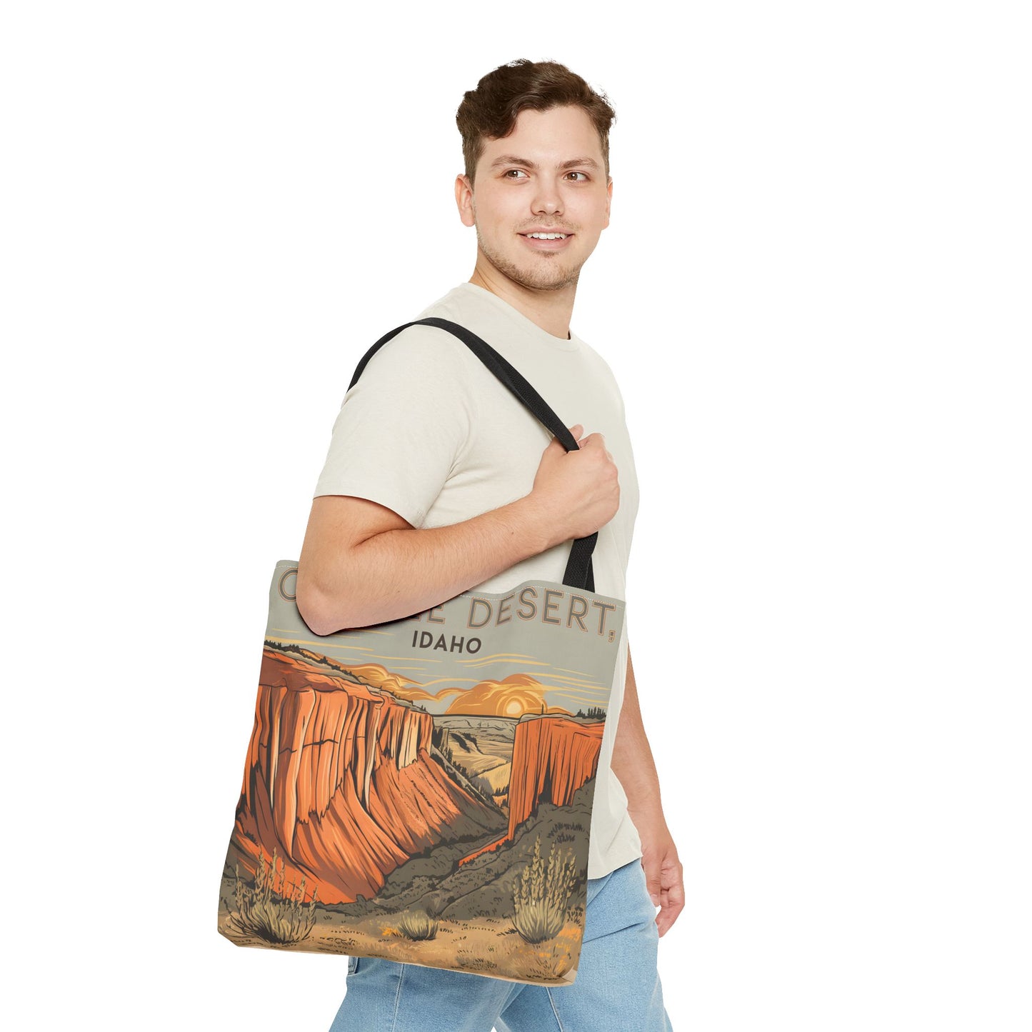 Owyhee Desert Idaho All Over Print Tote Bag Scenic Landscape Adventure Gear