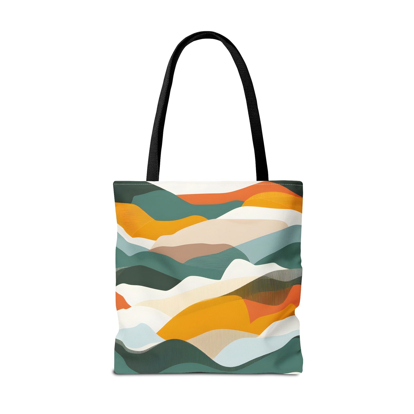 Sunset Geometry Tote Bag Stylish Handbag for Everyday Use - Tote Bag