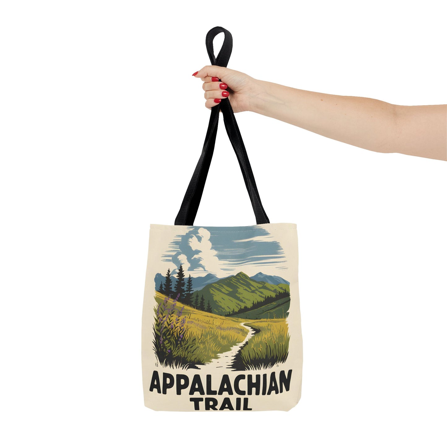 Appalachian Trail Tote Bag All Over Print Hiking Gift Nature Explorer Shoulder