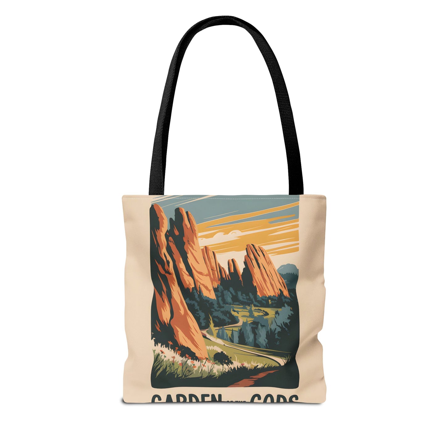 Garden of the Gods Tote Bag All Over Print Scenic Landscape Nature Art Travel