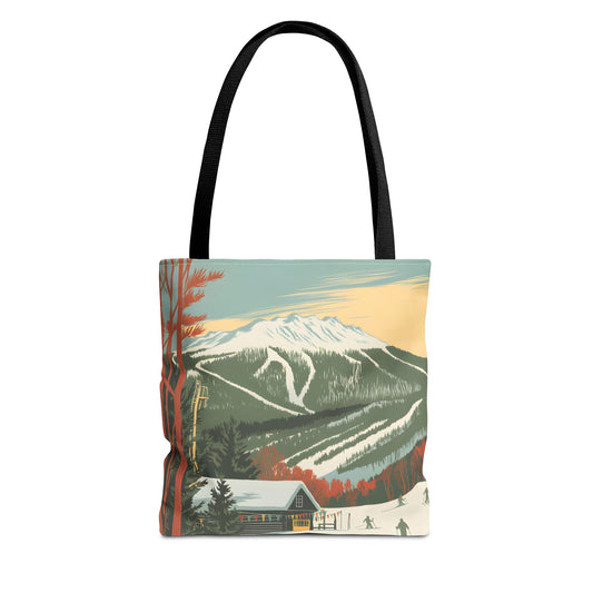 Okemo Vermont Tote Bag Winter Ski Resort All Over Print Eco Friendly Style