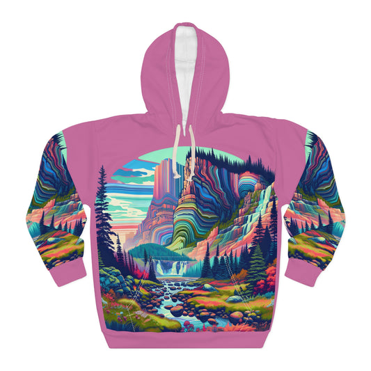 Acadia National Park All-Over Print Hoodie Outdoor Adventure Apparel