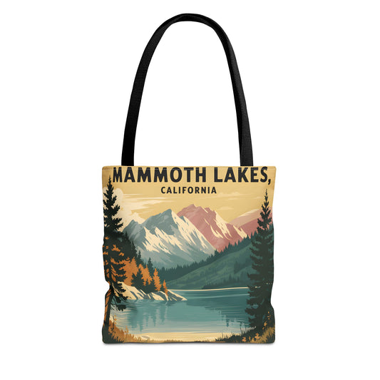 Mammoth Lakes California All Over Print Tote Bag Nature Art Scene Eco Friendly