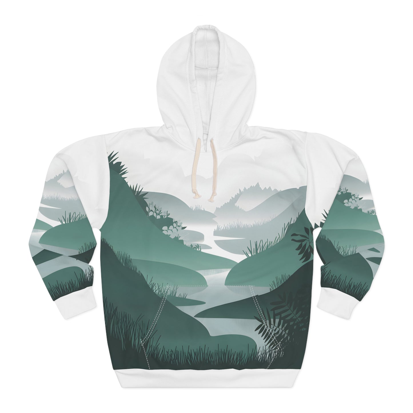 Silent Roots National Park Hoodie All Over Print Inspired Adventure Apparel
