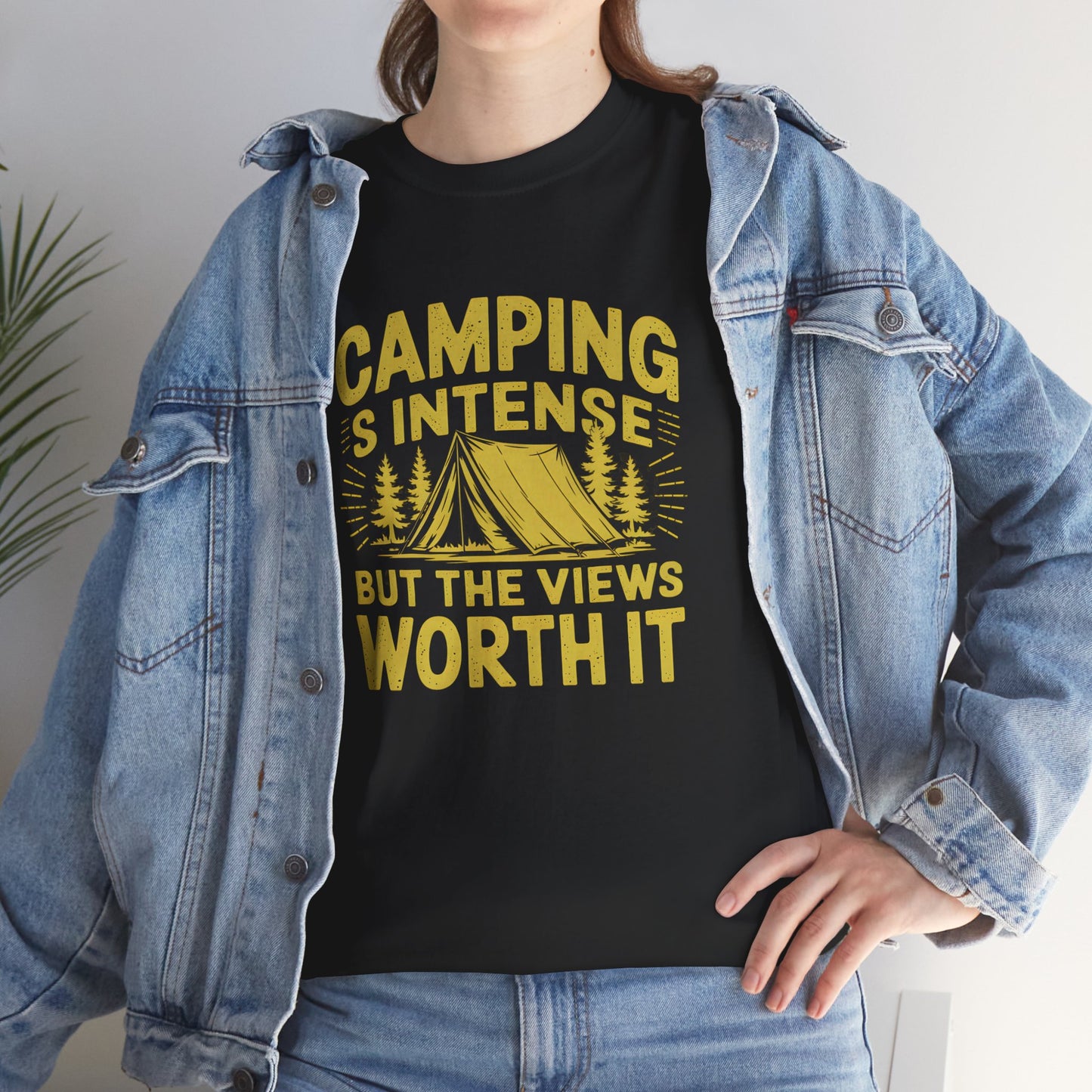 Camping T-Shirt Unisex Hiking Outdoor Nature Lover Adventure Graphic Tee Gift