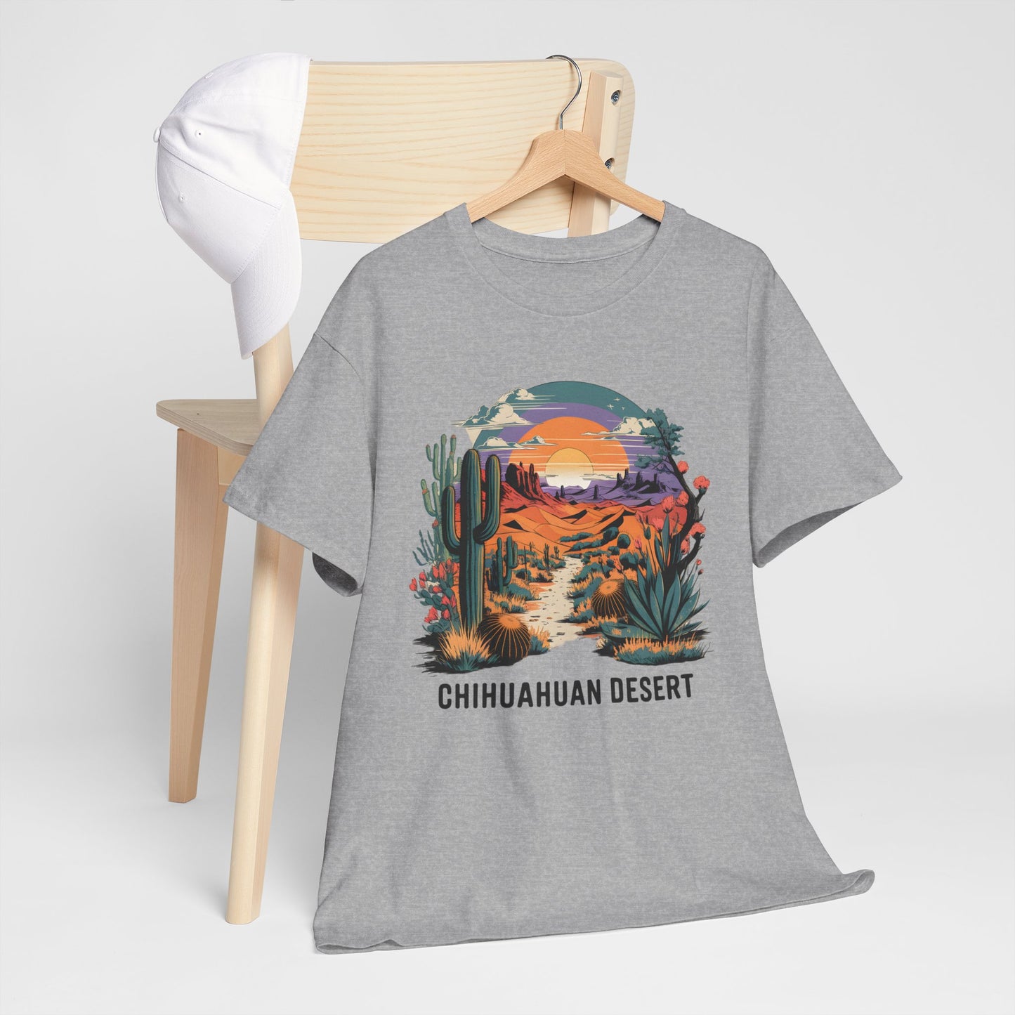 Chihuahuan Desert Texas T-Shirt Vintage Southwest Cactus Art Tee