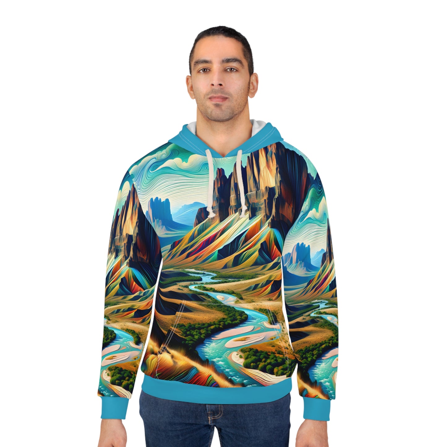 All-Over Print Hoodie featuring Big Bend National Park Landscape Art