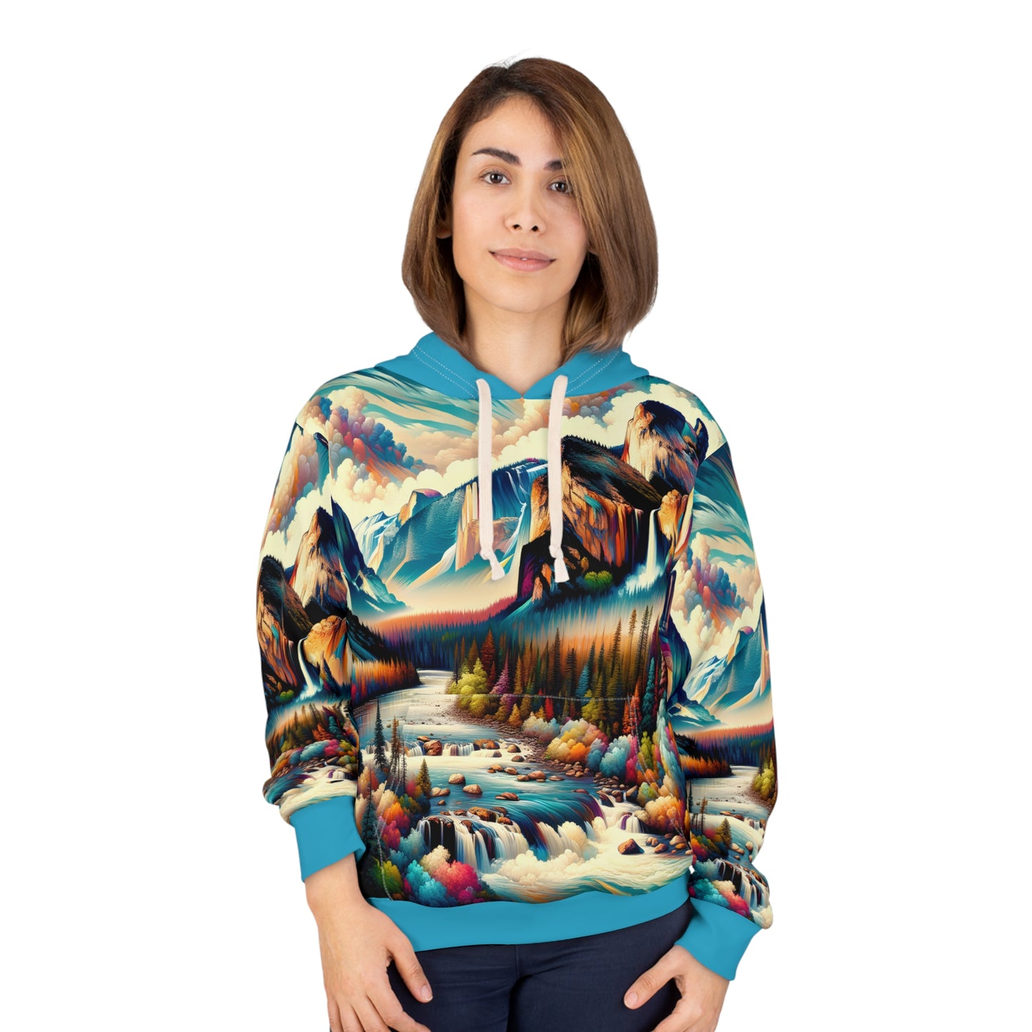 National Park Artistic Hoodie All-Over Print National Park Sweatshirt