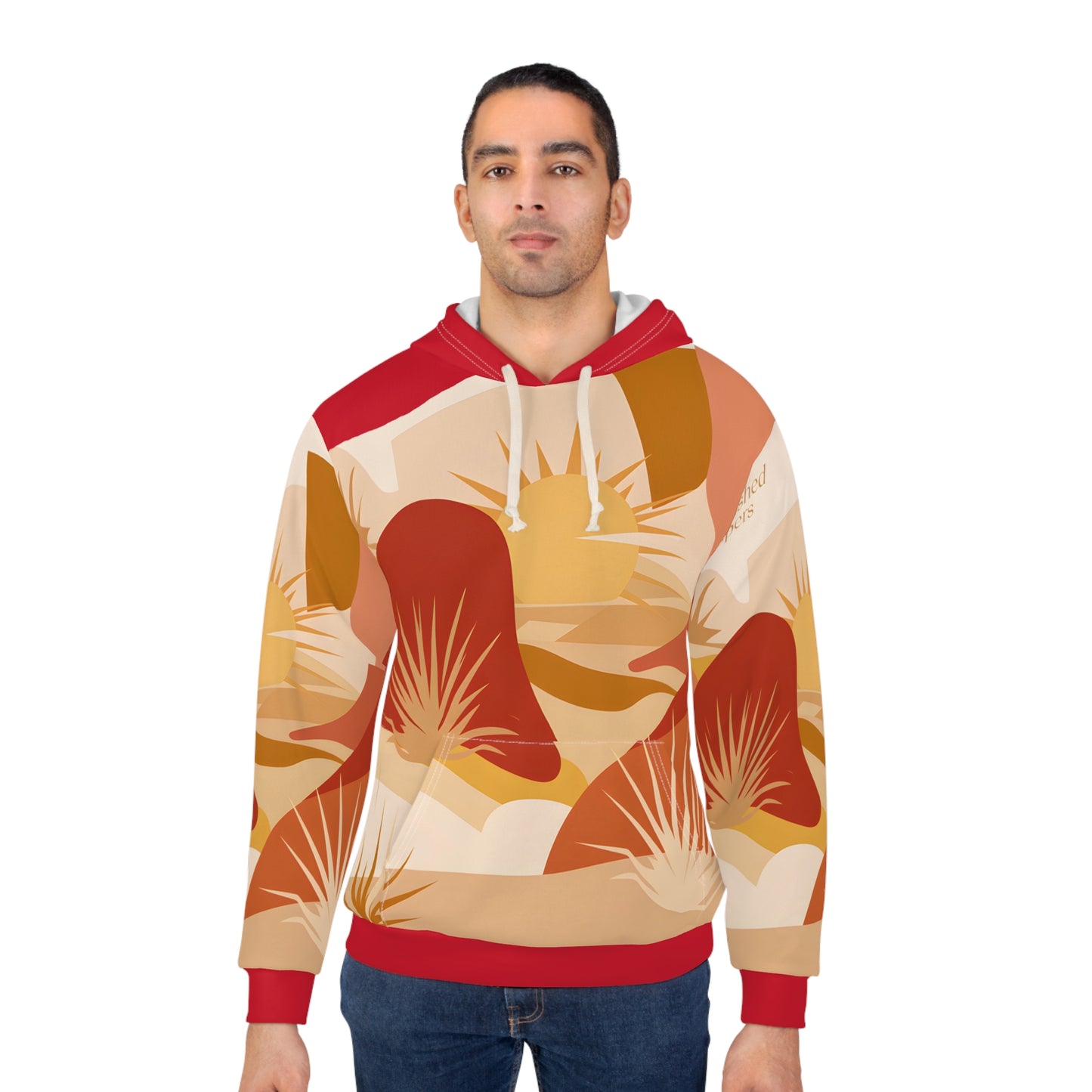 Sunwashed Whispers Art All Over Print Hoodie Outdoor Travel Apparel Nature