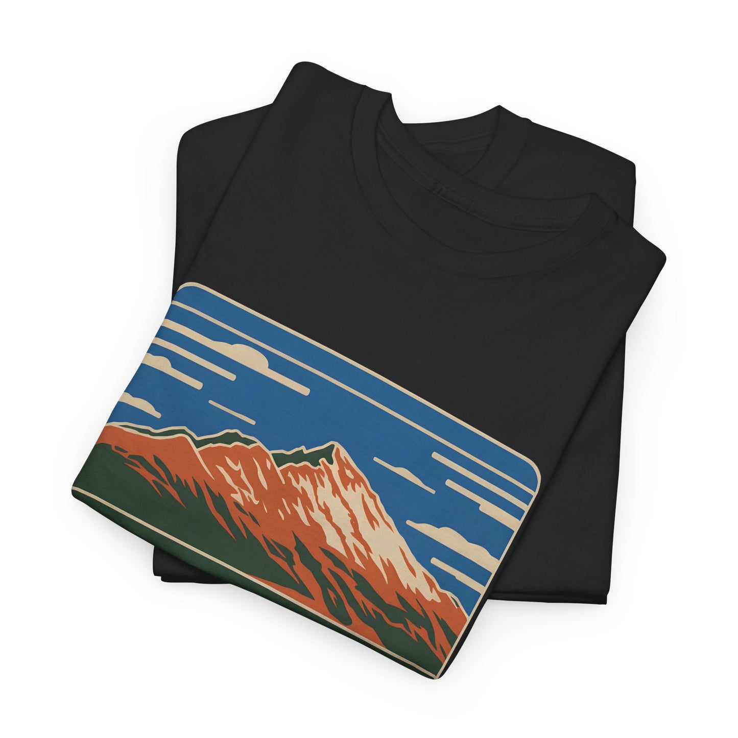 Mount Elbert Colorado T-Shirt Graphic Tee Hiking Nature Mountain Scenic Outdoors