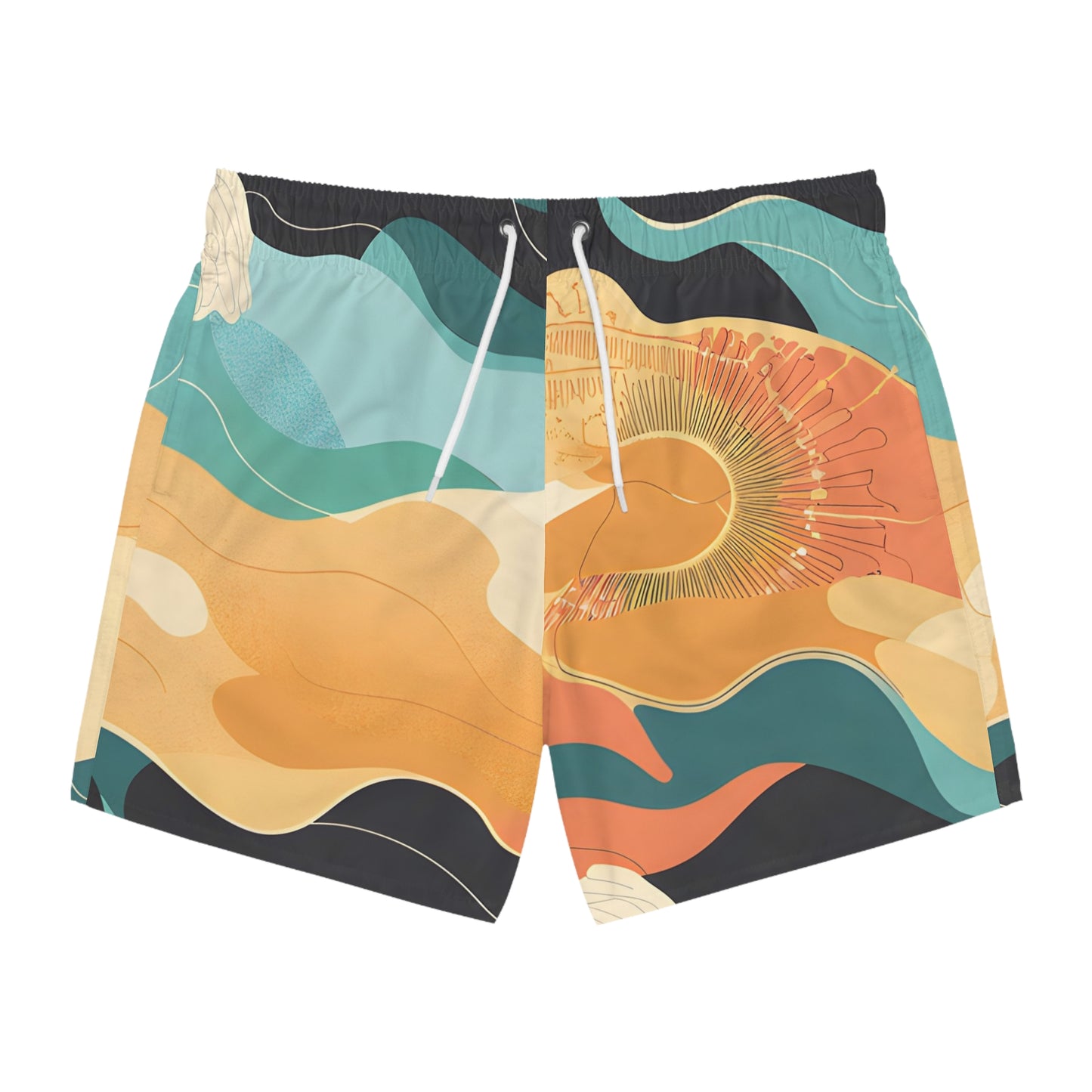 Offshore Spray Mens Swim Trunks Casual Beachwear Swim Shorts