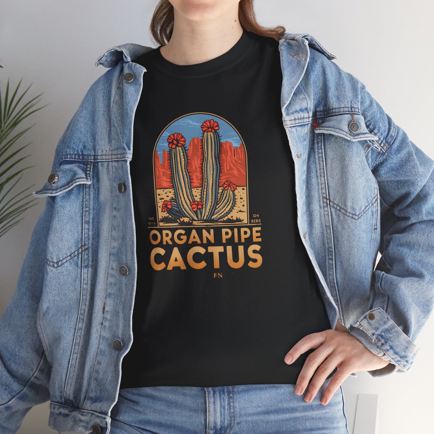 Organ Pipe Cactus Graphic National Monument T-Shirt Arizona Desert Apparel