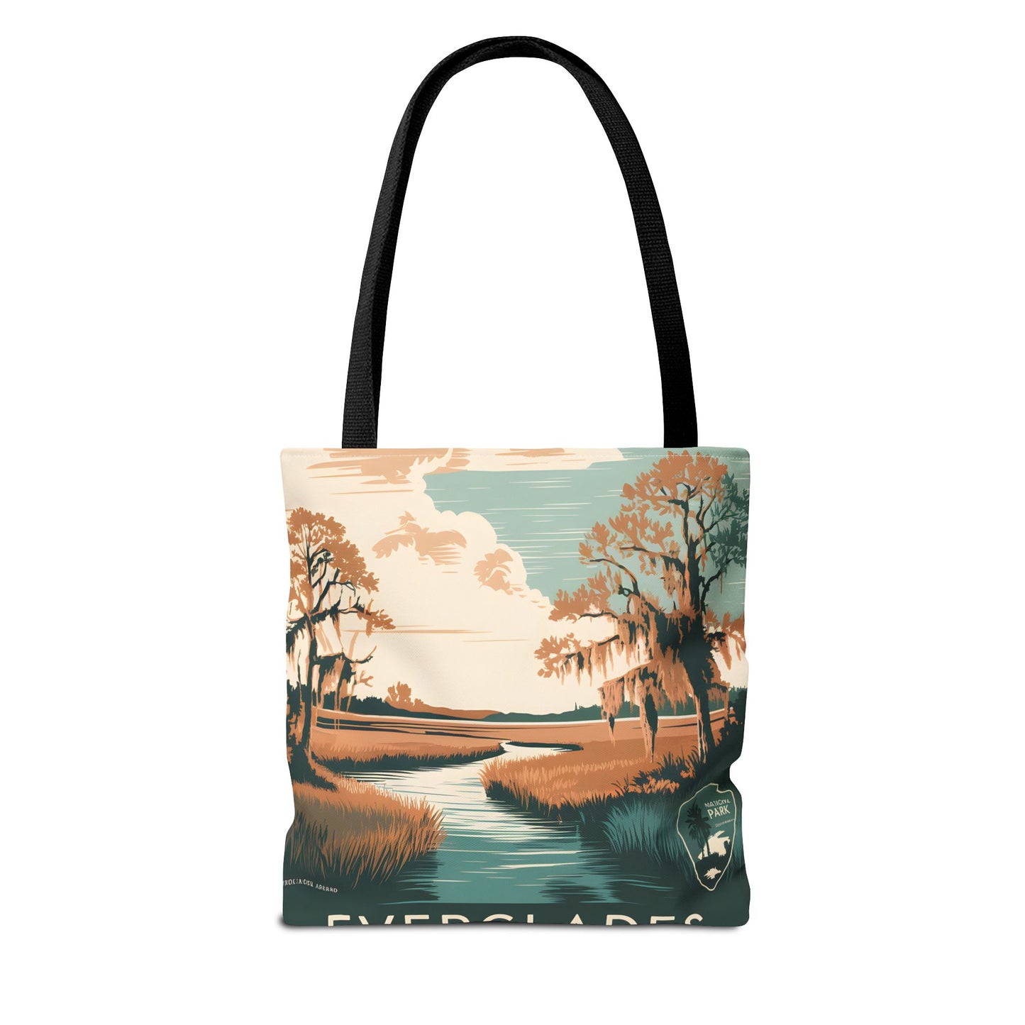 Everglades National Park All Over Print Tote Bag Eco Friendly Travel Accessory