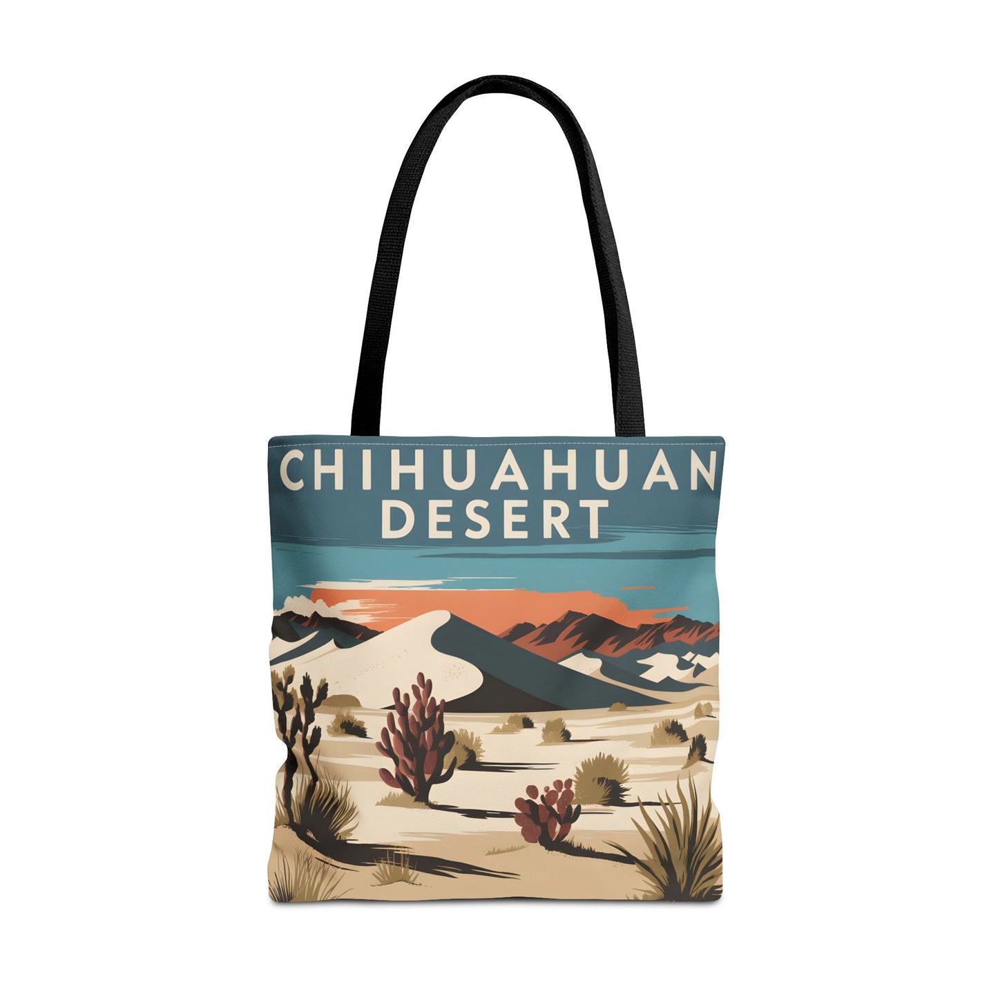 Chihuahuan Desert All Over Print Tote Bag White Sands National Park Gift