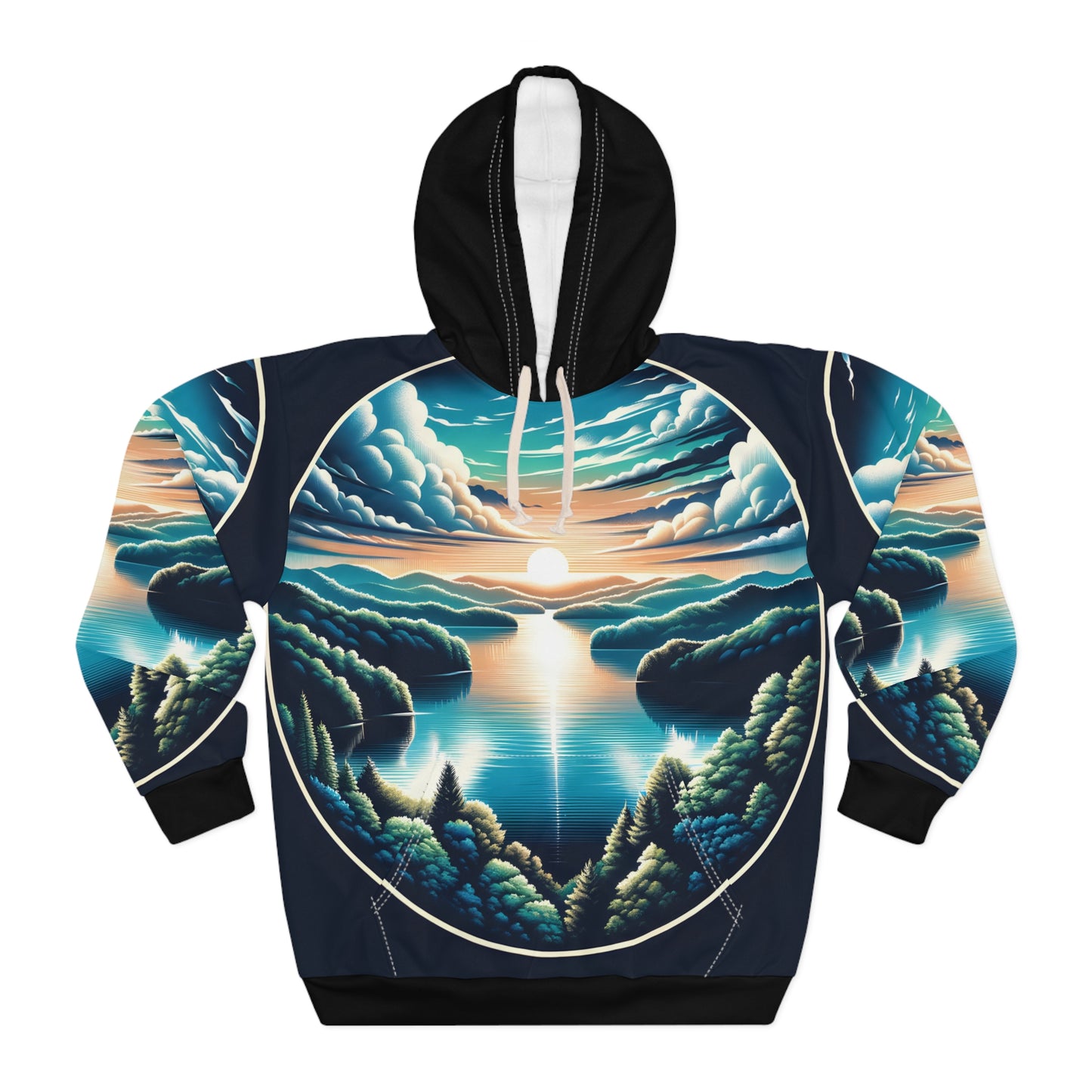 Lake Cumberland Hoodie All Over Print Outdoor Adventure Travel Apparel Wear