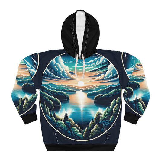 Lake Cumberland Hoodie All Over Print Outdoor Adventure Travel Apparel Wear