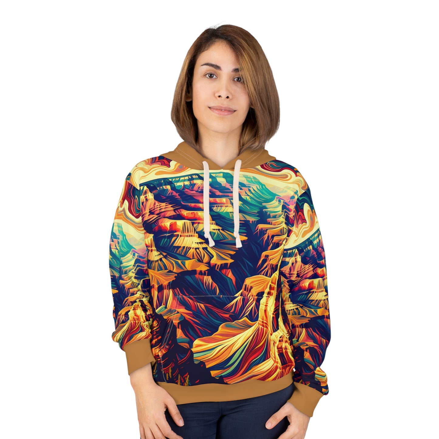 All-Over Print Hoodie Inspired by Grand Canyon National Park Adventure