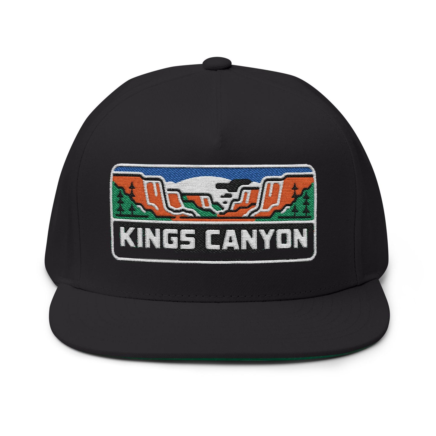 Kings Canyon National Park Flat Bill Hat Outdoor Adventure Gear