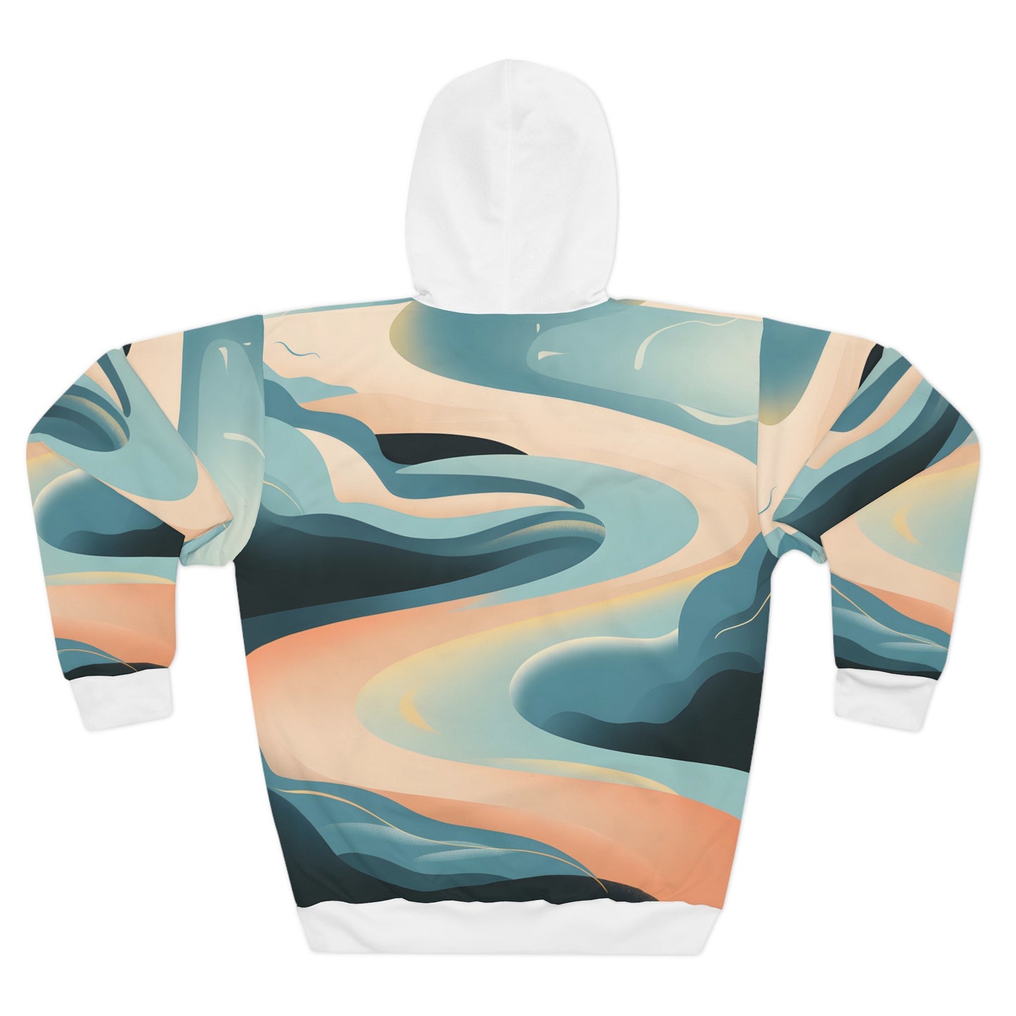 All Over Print Hoodie Adventure Awaits Shadowed Whispers Design