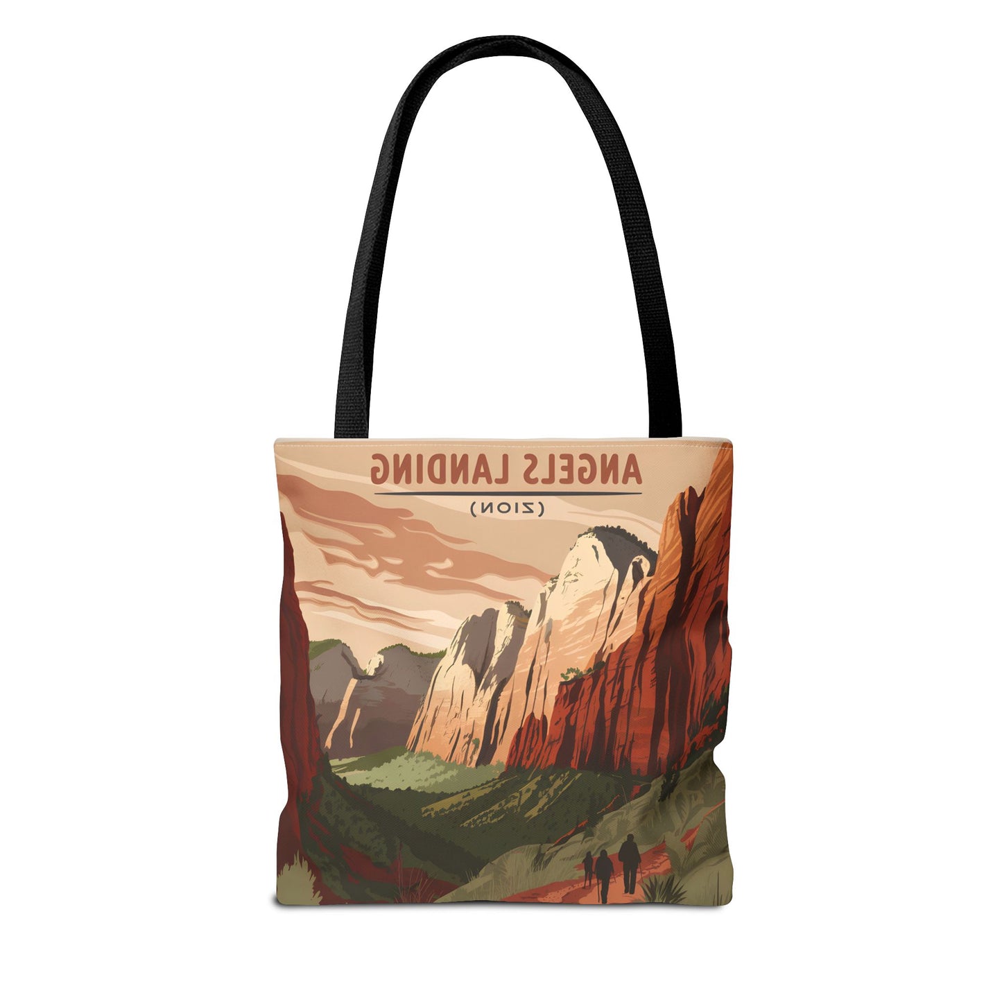 Angels Landing Zion National Park All Over Print Tote Bag Hiking Gift Apparel