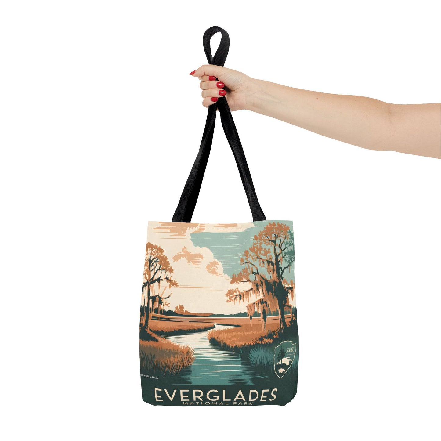 Everglades National Park All Over Print Tote Bag Eco Friendly Travel Accessory