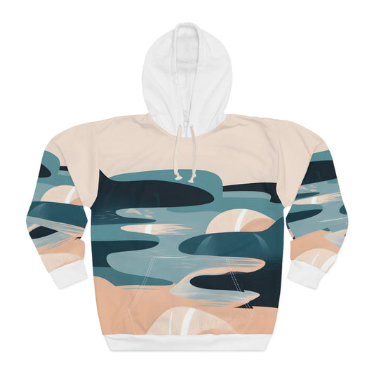 Faded Light Hoodie All-Over Print Outdoor National Parks Adventure Apparel